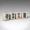 Spätes 20. Jh. Vintage chinesische Mahjong Set mit Spieletui 6