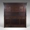 Large Antique English Victorian Oak Estate Hunt Cabinet Sideboard 6