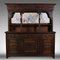 Large Antique English Victorian Oak Estate Hunt Cabinet Sideboard, Image 2