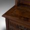 Large Antique English Victorian Oak Estate Hunt Cabinet Sideboard 11