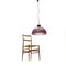 Purple Methacrylate and Glass Chandelier, 1950s, Image 12