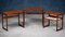 Tables Gigognes en Teck par Johannes Andersen pour CFC Silkeborg, Danemark, 1950s, Set de 3 3