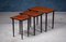 Nesting Tables in Rosewood by H. W. Klein for Bramin, Denmark, 1960s, Set of 3 3