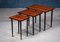 Nesting Tables in Rosewood by H. W. Klein for Bramin, Denmark, 1960s, Set of 3 2