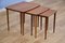 Danish Nesting Tables with Legs in Teak, 1960s, Set of 3, Image 4