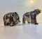 Stoneware Elephant and Bear by Knud Kyhn for Royal Copenhagen, 1950s, Set of 2 2