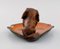Hand-Painted Glazed Ceramic Bowl with Pekingese from Ipsens, Denmark 3