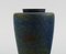 Glasierte Keramikvase von Arne Bang, Dänemark, 1940er 5