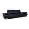 Leather Blue Three Seater Volare Sofa with Function from Koinor 8