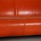 Leather Orange 2-Seat Sofa from Machalke Ronda, Image 3