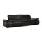 Black Leather Evento 2-Seat Sofa with Relaxation Function from Koinor 9