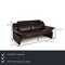 Brown Leather 2-Seat Sofa from Laauser 2