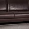 Brown Leather 2-Seat Sofa from Laauser, Image 3