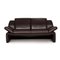 Brown Leather 2-Seat Sofa from Laauser, Image 1