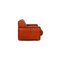 Orange Leather 2-Seat Sofa & Armchair from Machalke Ronda, Set of 2 15