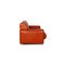 Orange Leather 2-Seat Sofa & Armchair from Machalke Ronda, Set of 2, Image 18