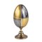 Huevo escalfado plateado de Eric Collin para Faberge, Imagen 1