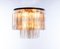 Amber Murano Glass & Brass Flush Mount Ceiling Light by J. T. Kalmar 7