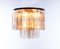 Amber Venini Tronchi Murano Glass & Brass Flush Mount Ceiling Light by J. T. Kalmar 7