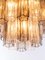 Amber Murano Glass & Brass Flush Mount Ceiling Light by J. T. Kalmar 2