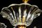 Art Deco Brass Mounted Murano Glass Chandelier by Ercole Barovier, 1940s 13
