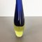 Small Italian Murano Glass Sommerso Single-Stem Vase by Flavio Poli, 1960s 6