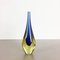 Kleine italienische Sommerso Vase aus Muranoglas von Flavio Poli, 1960er 2