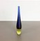 Small Italian Murano Glass Sommerso Single-Stem Vase by Flavio Poli, 1960s 7