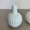 German Op Art Biscuit Porcelain Vases by Ak Kaiser, 1970s, Set of 2 5