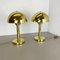 Hollywood Regency Italian Sputnik Mushroom Brass Table Light, 1980s 3