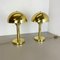 Hollywood Regency Italian Sputnik Mushroom Brass Table Light, 1980s, Image 3