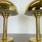 Hollywood Regency Italian Sputnik Mushroom Brass Table Light, 1980s 14