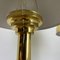 Hollywood Regency Italian Sputnik Mushroom Brass Table Light, 1980s 10