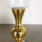 Lámpara de mesa sueca de vidrio dorado de Uno & Östen Kristiansson para Luxus Vittsjö, años 70, Imagen 5