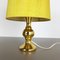 Lámpara de mesa sueca de vidrio dorado de Uno & Östen Kristiansson para Luxus Vittsjö, años 70, Imagen 8