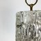 Lámpara colgante Hollywood Regency austriaca de cristal de hielo de JT Kalmar Lights, años 50, Imagen 5