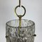 Hollywood Regency Austrian Ice Glass Hanging Light from J. T. Kalmar Lights, 1950s, Image 10