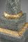 Großer korinthischer Sockel aus Marmor und vergoldeter Bronze 12