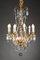 Gilded Bronze and Pendants Chandelier with Eight Arms of Lights, Image 4