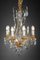 Gilded Bronze and Pendants Chandelier with Eight Arms of Lights 5