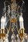 Lámpara de araña de bronce dorado y colgantes con ocho brazos de luces, Imagen 17