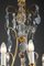 Lámpara de araña de bronce dorado y colgantes con ocho brazos de luces, Imagen 15