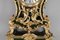 Grand Cartel et Console Louis XV en Bronze Doré par Gudin 14