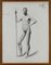 V. Geoffroy, Dibujos de desnudos según un modelo en vivo, 1895, Dibujos sobre papel, Juego de 4, Imagen 5