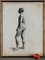 V. Geoffroy, Nude Drawings After a Live Model, 1895, Drawings on Paper, Set of 4 6