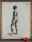 V. Geoffroy, Nude Drawings After a Live Model, 1895, Drawings on Paper, Set of 4, Image 6