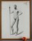 V. Geoffroy, Nude Drawings After a Live Model, 1895, Drawings on Paper, Set of 4 17