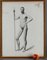 V. Geoffroy, Nude Drawings After a Live Model, 1895, Zeichnungen auf Papier, 4er Set 17