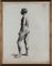 V. Geoffroy, Nude Drawings After a Live Model, 1895, Drawings on Paper, Set of 4 2