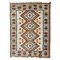 Tapis Kilim Mid-Century Scandinave Tissé à Plat 1